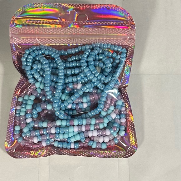 Multicolor Beaded waist beads - Picture 2 of 2
